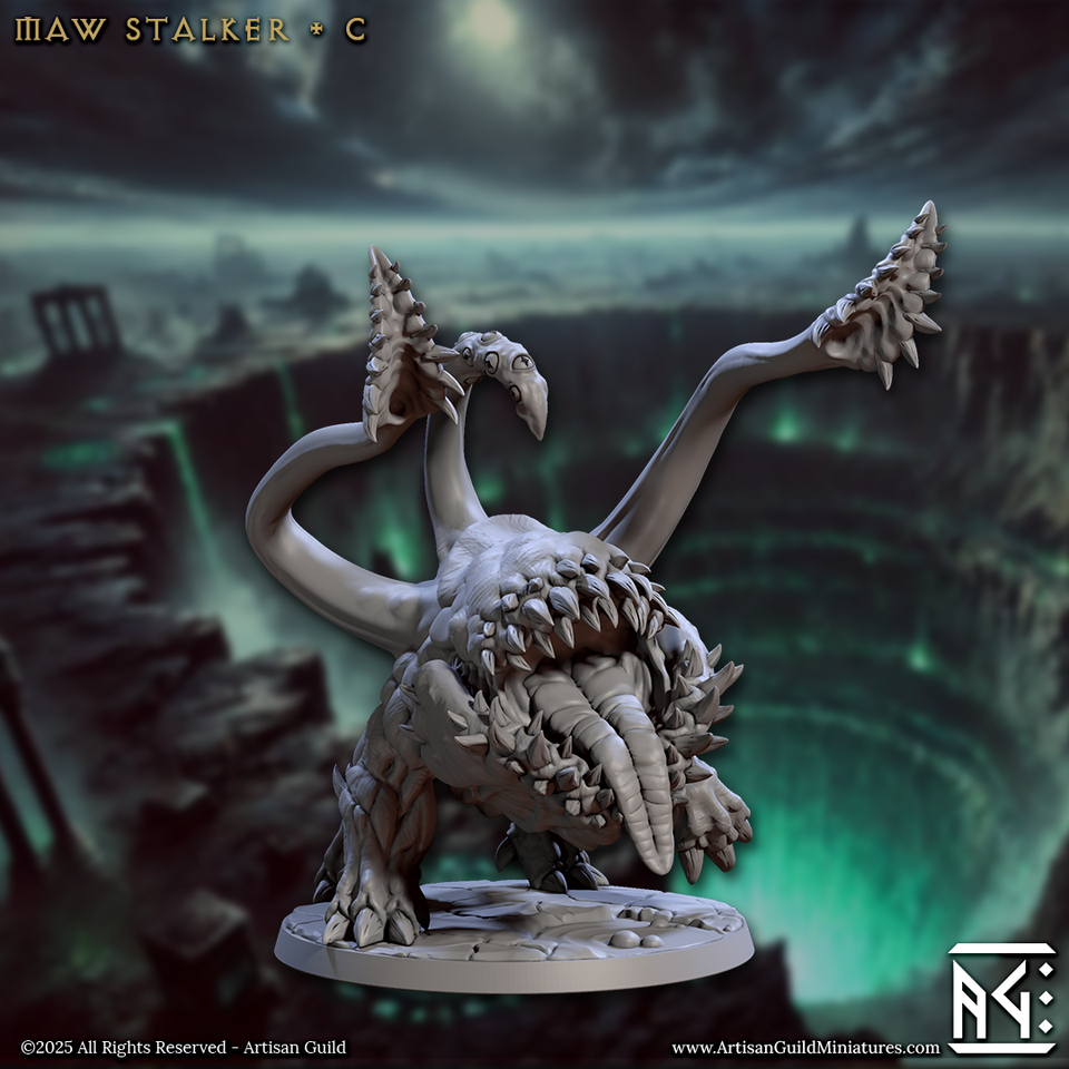 3D Printed Artisan Guild Maw Stalkers Descent into the Hive of the All Seeing 28mm 32mm