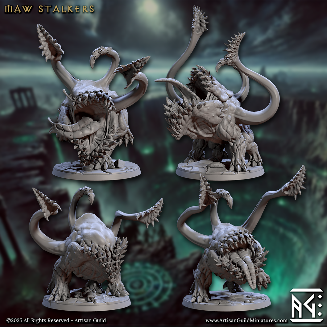 3D Printed Artisan Guild Maw Stalkers Descent into the Hive of the All Seeing 28mm 32mm