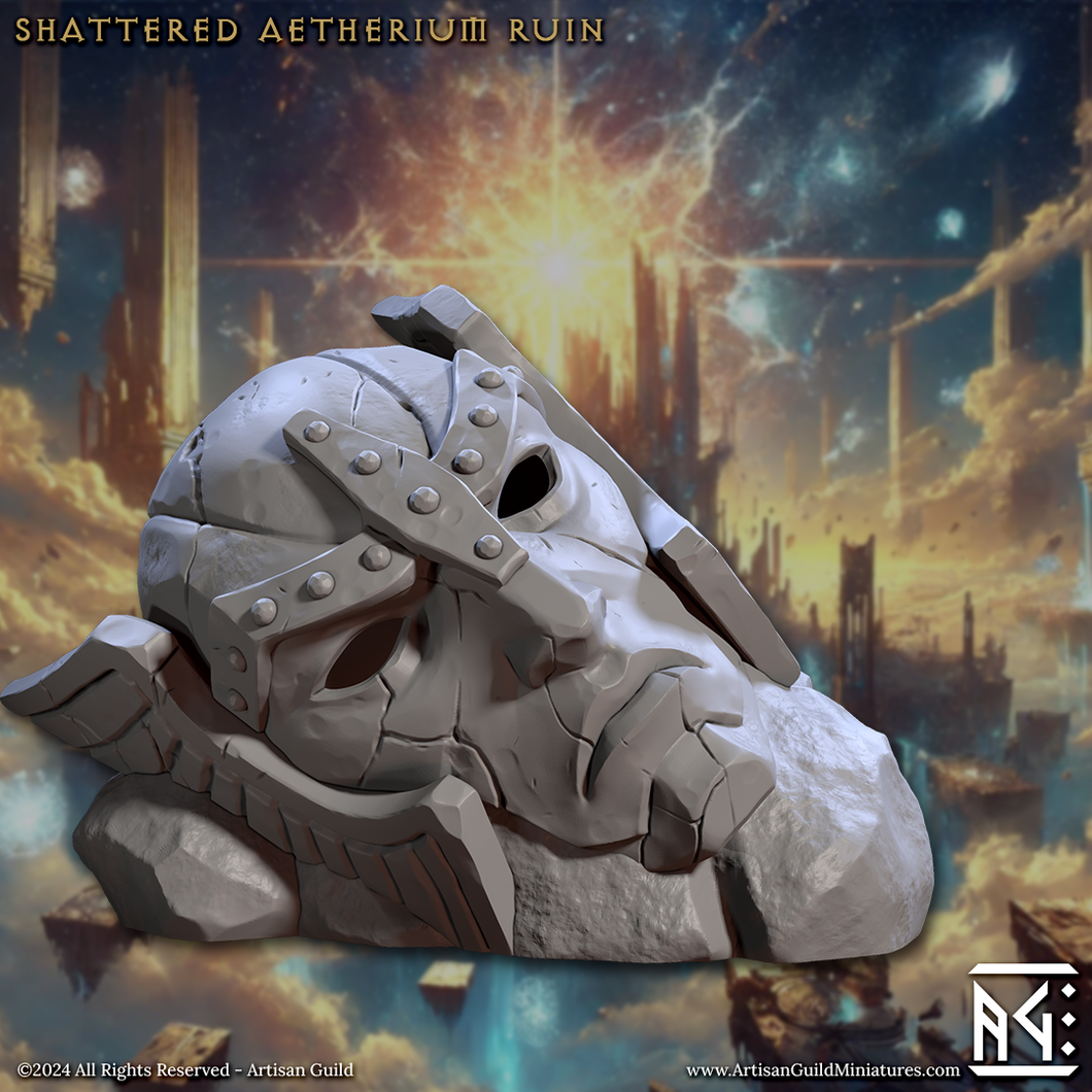 3D Printed Artisan Guild Shattered Aetherium Ruin Wrath of the Malakim Set 28mm 32mm