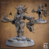3D Printed Artisan Guild Thyra Blood Priestess of Duum Dwarf Berserkers Set 28mm 32mm