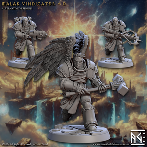 3D Printed Artisan Guild Malakim Vindicators Wrath of the Malakim Set 28mm 32mm
