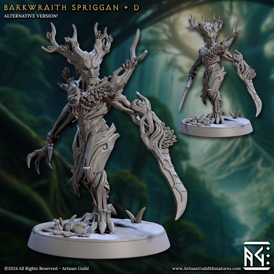 3D Printed Artisan Guild Barkwraith Spriggans Barkwraith Spriggans Set 28mm 32mm