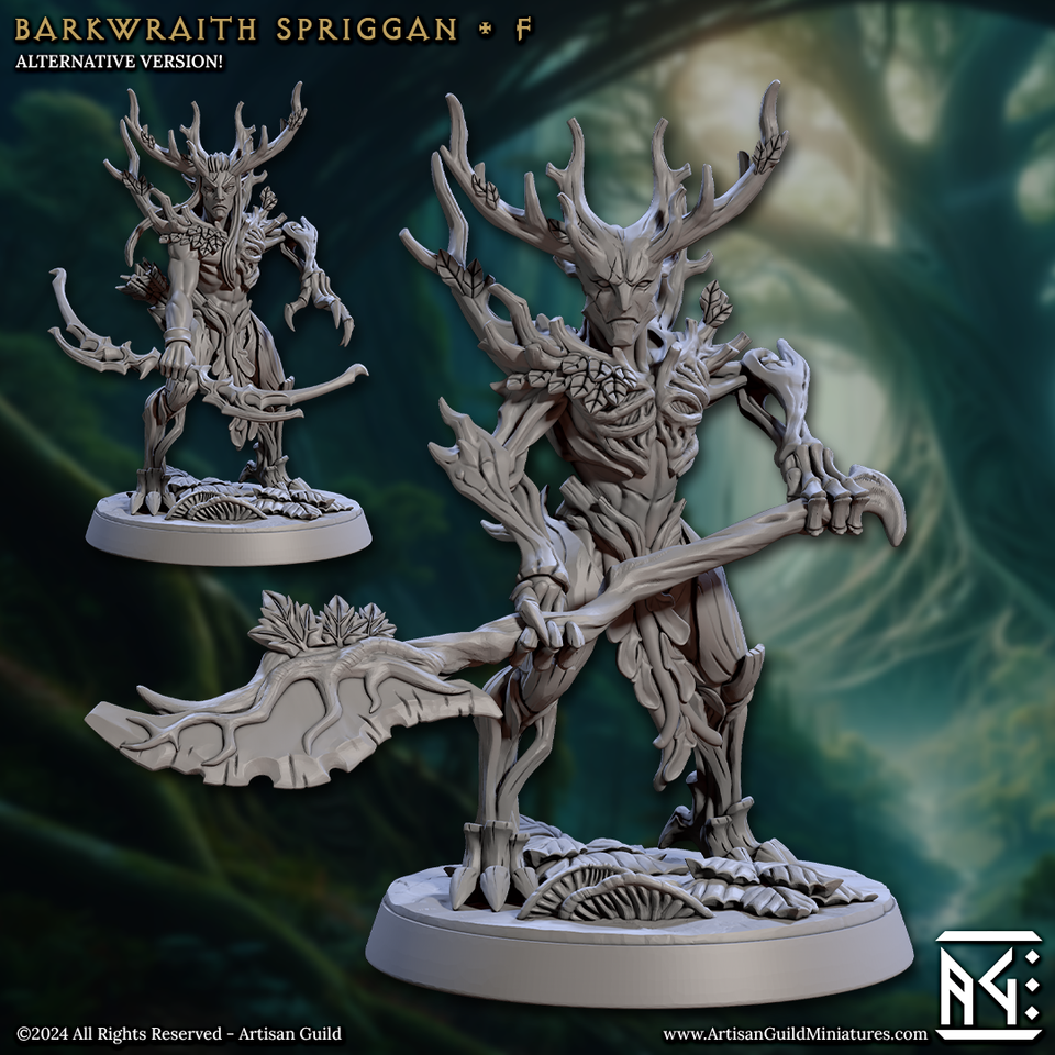 3D Printed Artisan Guild Barkwraith Spriggans Barkwraith Spriggans Set 28mm 32mm