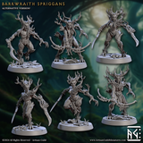 3D Printed Artisan Guild Barkwraith Spriggans Barkwraith Spriggans Set 28mm 32mm