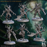 3D Printed Artisan Guild Barkwraith Spriggans Barkwraith Spriggans Set 28mm 32mm
