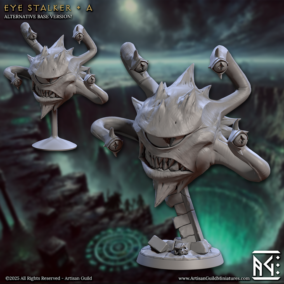 3D Printed Artisan Guild Eye Stalkers Descent into the Hive of the All Seeing 28mm 32mm