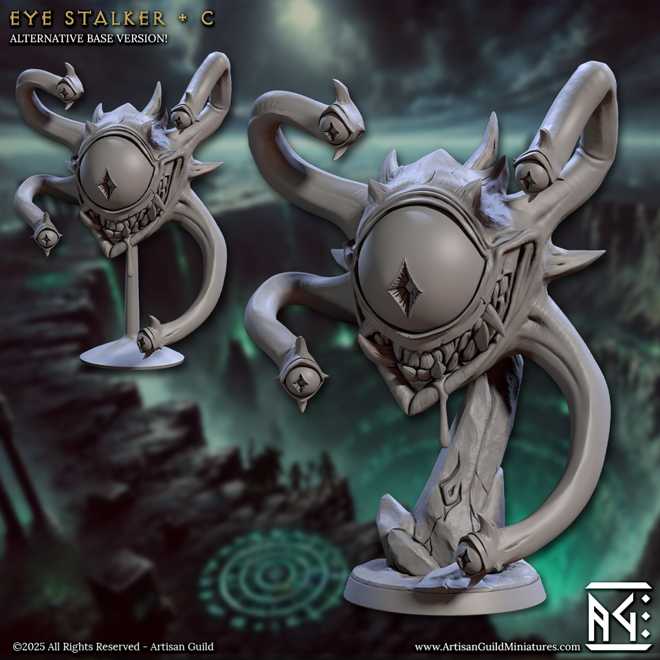 3D Printed Artisan Guild Eye Stalkers Descent into the Hive of the All Seeing 28mm 32mm