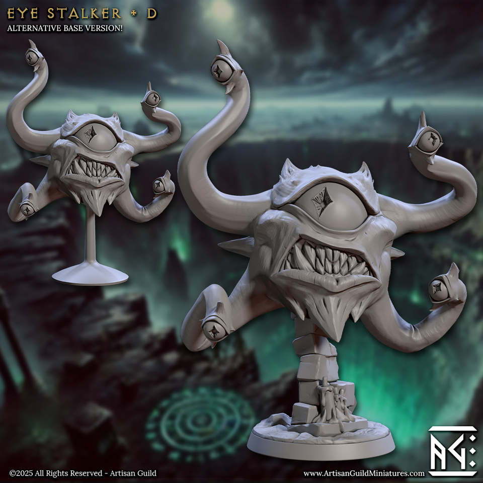 3D Printed Artisan Guild Eye Stalkers Descent into the Hive of the All Seeing 28mm 32mm