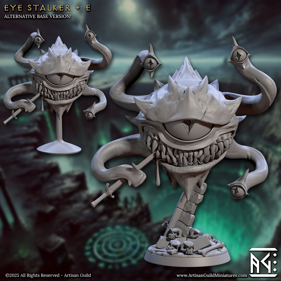 3D Printed Artisan Guild Eye Stalkers Descent into the Hive of the All Seeing 28mm 32mm