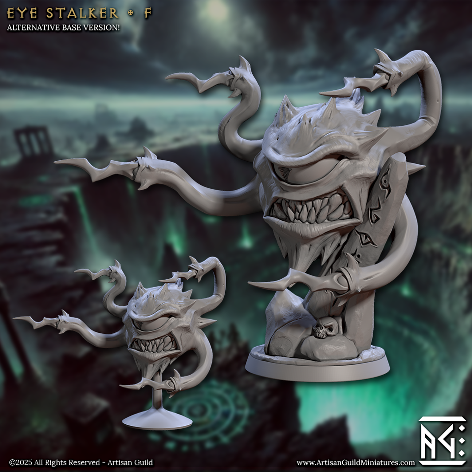 3D Printed Artisan Guild Eye Stalkers Descent into the Hive of the All Seeing 28mm 32mm