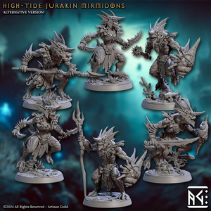 3D Printed Artisan Guild High Tide Jurakin Mirmidons Mirmidons of the Death Tide 28mm 32mm