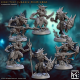 3D Printed Artisan Guild High Tide Jurakin Mirmidons Mirmidons of the Death Tide 28mm 32mm