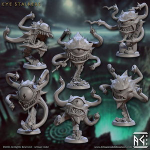 3D Printed Artisan Guild Eye Stalkers Descent into the Hive of the All Seeing 28mm 32mm