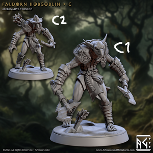 3D Printed Artisan Guild Faldorn Hobgoblins Set Faldorn Hobgoblin Set 28mm 32mm