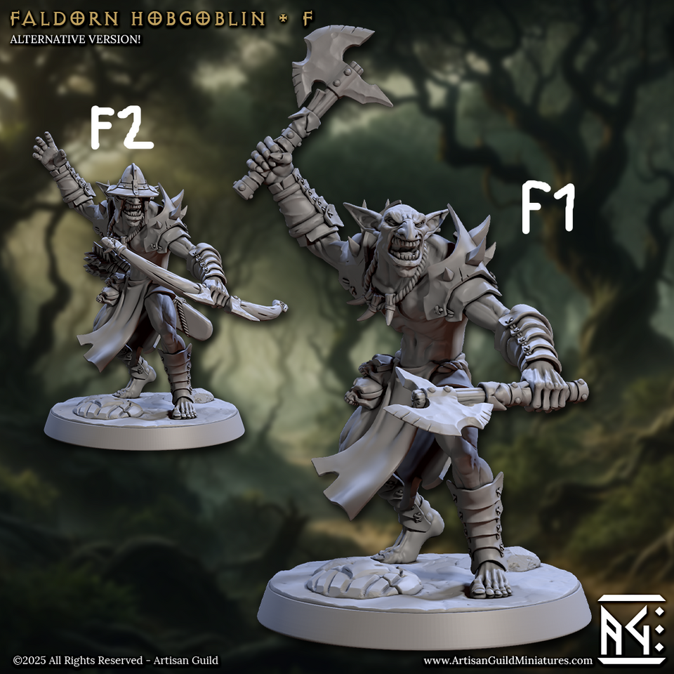 3D Printed Artisan Guild Faldorn Hobgoblins Set Faldorn Hobgoblin Set 28mm 32mm