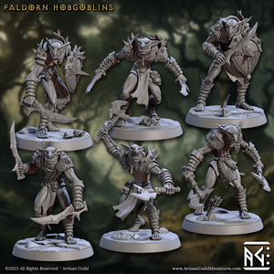 3D Printed Artisan Guild Faldorn Hobgoblins Set Faldorn Hobgoblin Set 28mm 32mm