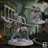 3D Printed Artisan Guild Veiled Sisterhood Rogues Veiled Sisterhood Set 28mm 32mm