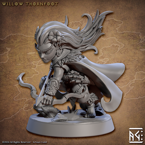 3D Printed Artisan Guild Willow Thornfoot Deeproot Lurikeen Set 28mm 32mm