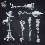 3D Printed Cast n Play Wizard Props Wizard's Guild Set 28mm 32mm D&D