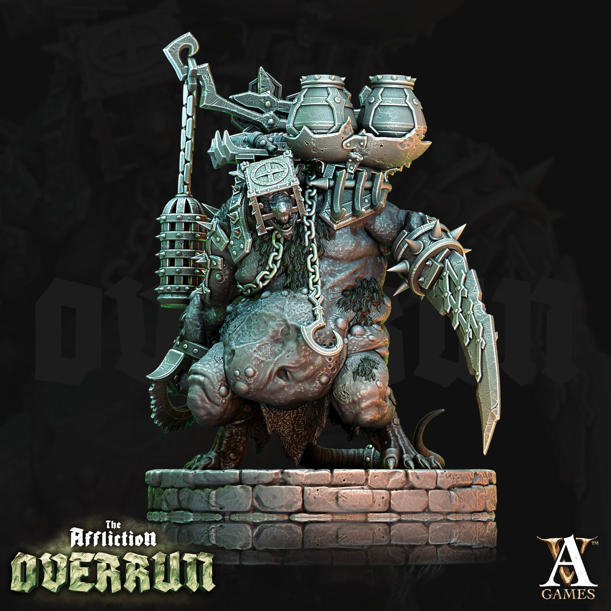 3D Printed Archvillain Games Affliction Overrun - Beleaguer 28mm 32mm D&D - 3D Printing Boss 