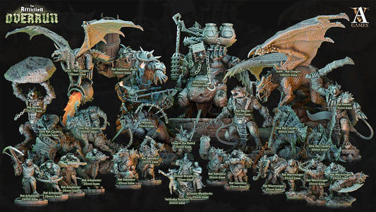 3D Printed Archvillain Games Affliction Overrun - Beleaguer 28mm 32mm D&D - 3D Printing Boss 