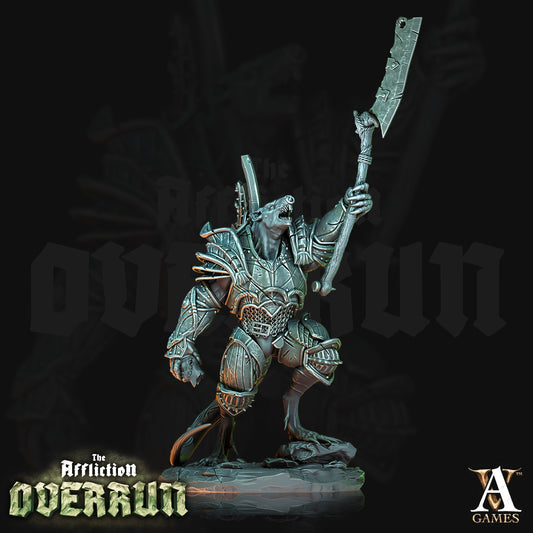 3D Printed Archvillain Games Affliction Overrun - Onqrin the Rabid 28mm 32mm D&D - 3D Printing Boss 