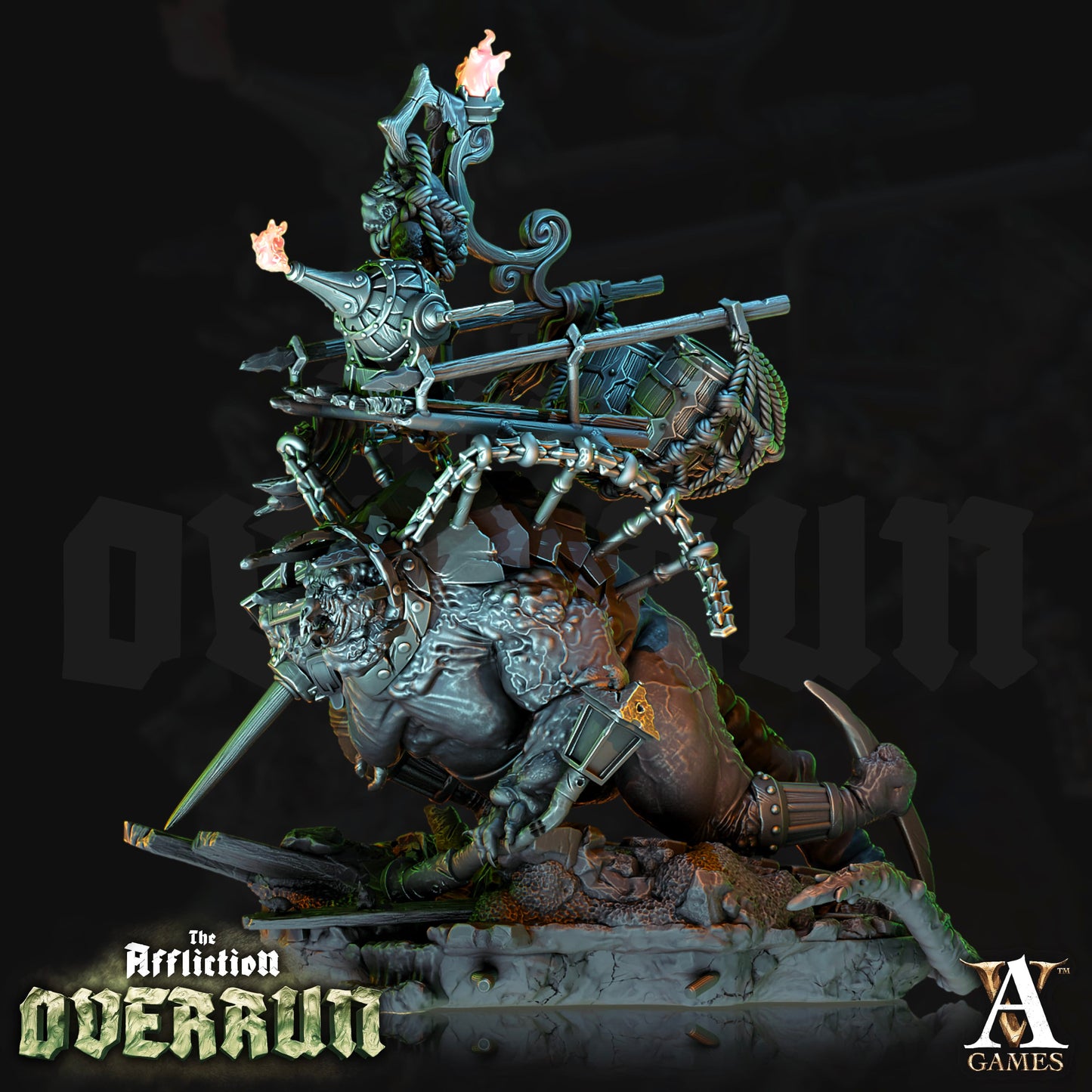 3D Printed Archvillain Games Affliction Overrun - Pestular 28mm 32mm D&D - 3D Printing Boss 