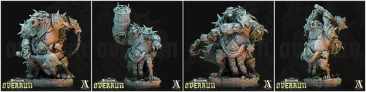 3D Printed Archvillain Games Affliction Overrun - Rat Saboteurs 28mm 32mm D&D - 3D Printing Boss 