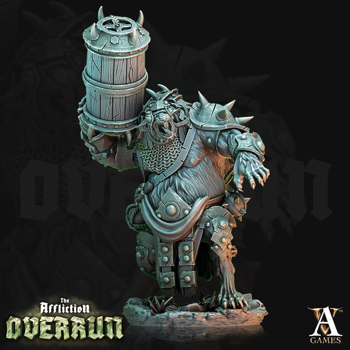3D Printed Archvillain Games Affliction Overrun - Rat Saboteurs 28mm 32mm D&D - 3D Printing Boss 