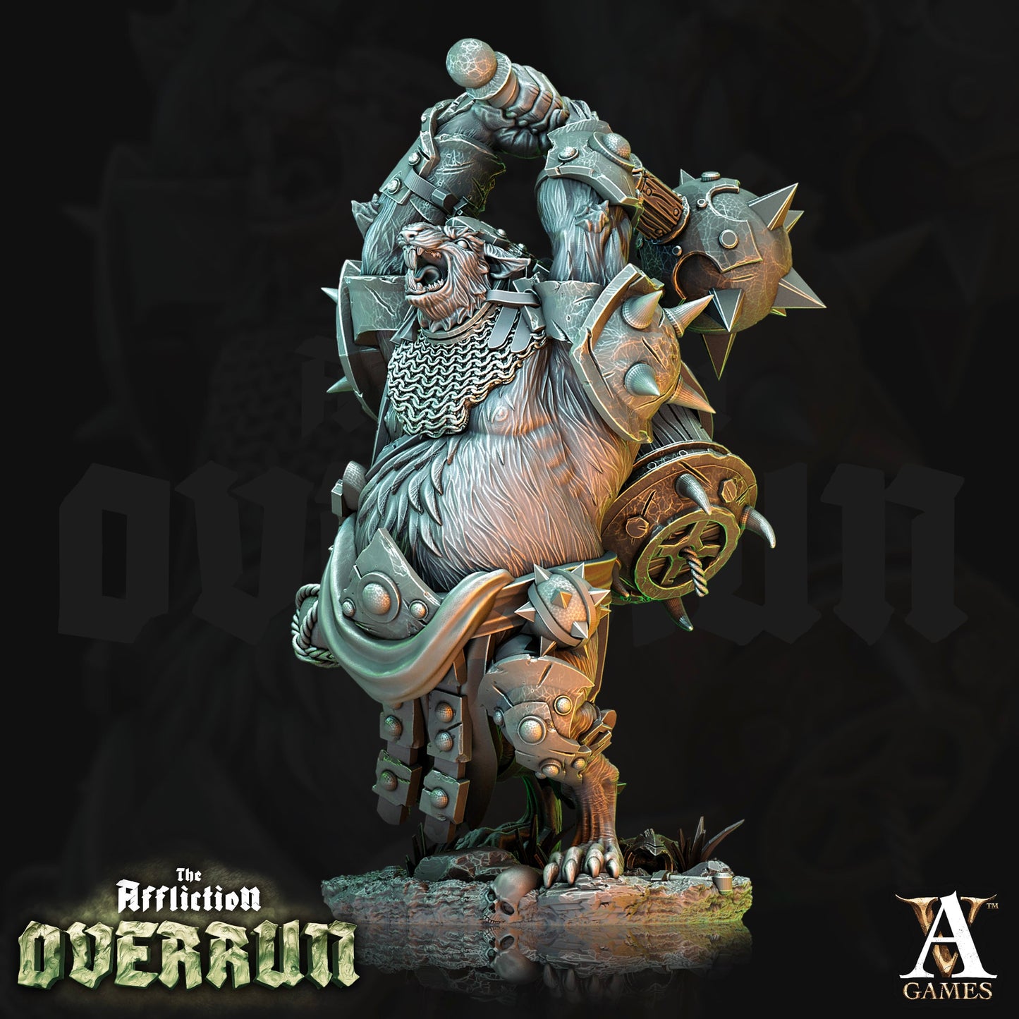 3D Printed Archvillain Games Affliction Overrun - Rat Saboteurs 28mm 32mm D&D - 3D Printing Boss 