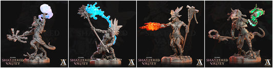 3D Printed Archvillain Games Agama Ajkin Agama Shattered Valley 28 32mm D&D - 3D Printing Boss 