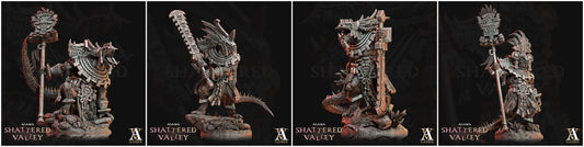 3D Printed Archvillain Games Agama Shattered Valley - Agama Aztical 28mm 32mm D&D - 3D Printing Boss 