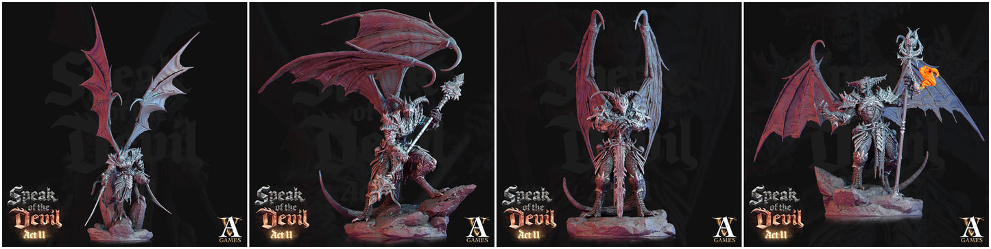 3D Printed Archvillain Games Agonite Devil Speak of the Devil Act II 28 32mm D&D - 3D Printing Boss 