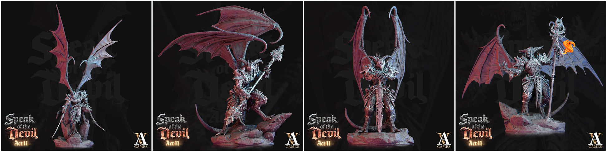 3D Printed Archvillain Games Agonite Devil Speak of the Devil Act II 28 32mm D&D - 3D Printing Boss 