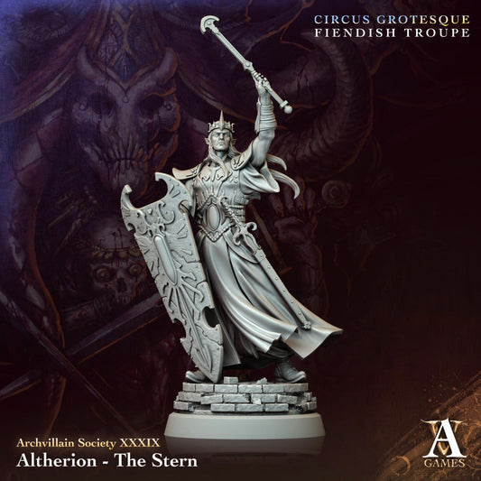 3D Printed Archvillain Games Altherion The Stern Archvillain Society Vol XXXIX 28 32mm D&D - 3D Printing Boss 