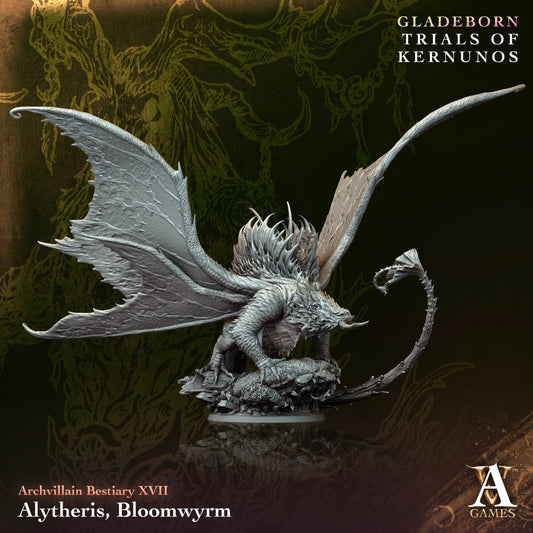 3D Printed Archvillain Games Alytheris Bloomwyrm Bestiary Vol. XVII 28 32mm D&D - 3D Printing Boss 