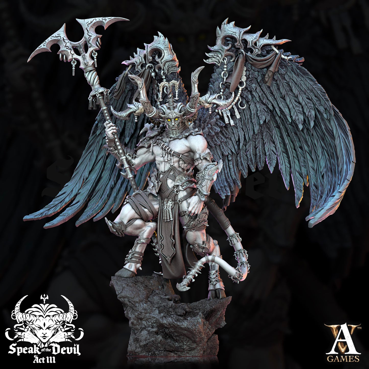 3D Printed Archvillain Games Anedos - The Lost Grace Speak of the Devil Vol. III 28 32mm - 3D Printing Boss 
