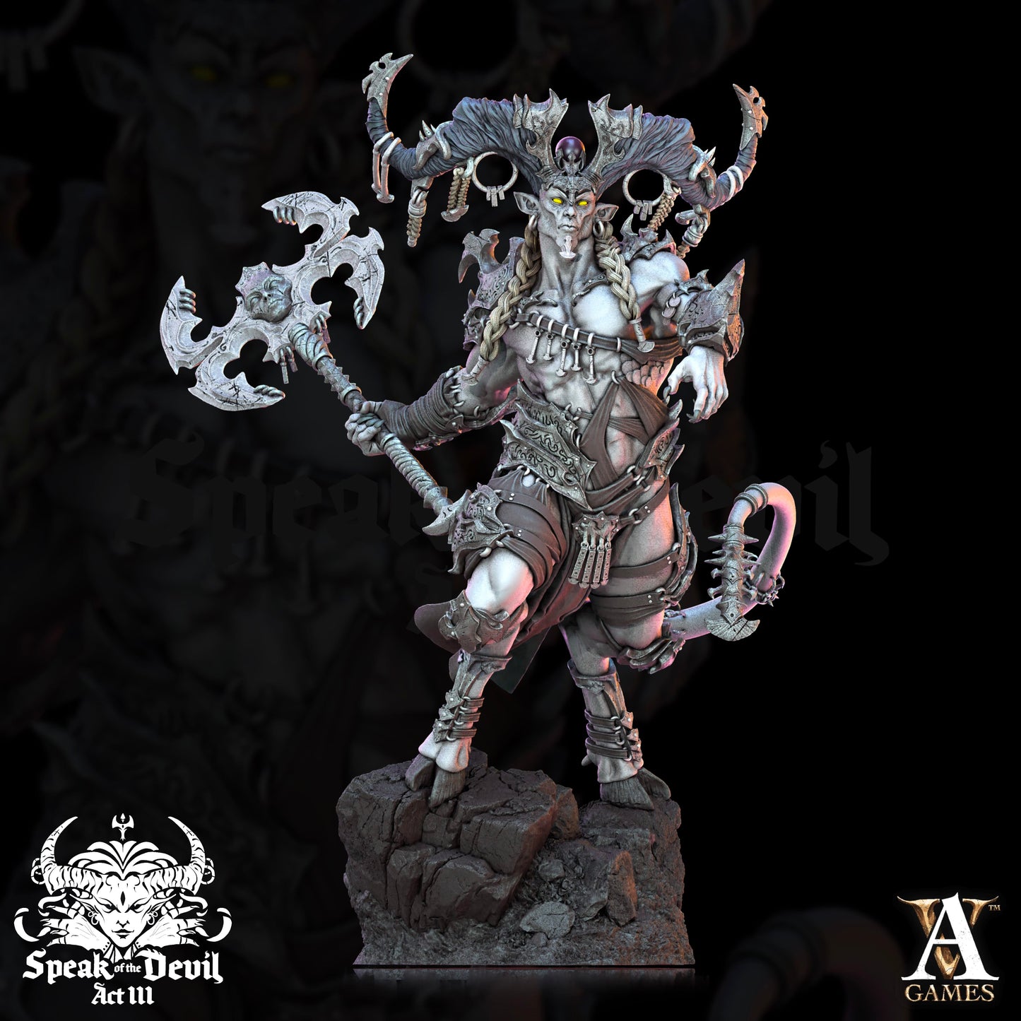 3D Printed Archvillain Games Anedos - The Lost Grace Speak of the Devil Vol. III 28 32mm - 3D Printing Boss 