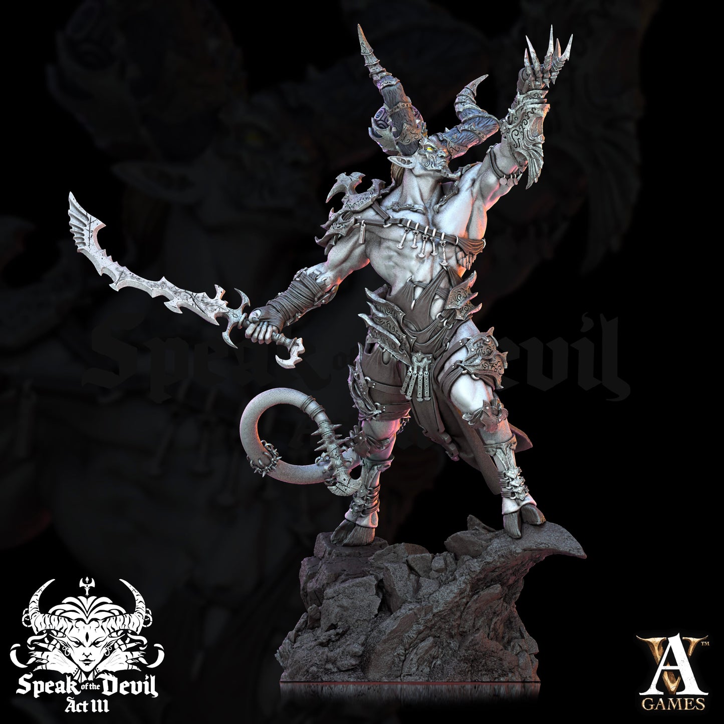 3D Printed Archvillain Games Anedos - The Lost Grace Speak of the Devil Vol. III 28 32mm - 3D Printing Boss 