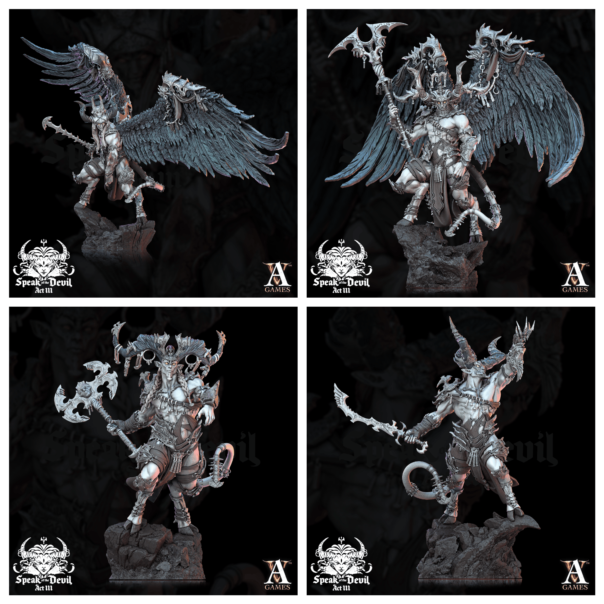 3D Printed Archvillain Games Anedos - The Lost Grace Speak of the Devil Vol. III 28 32mm - 3D Printing Boss 