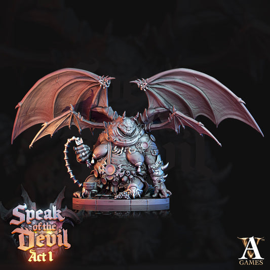 3D Printed Archvillain Games Anixorian Devil Speak of the Devil Act I 28 32mm D&D - 3D Printing Boss 