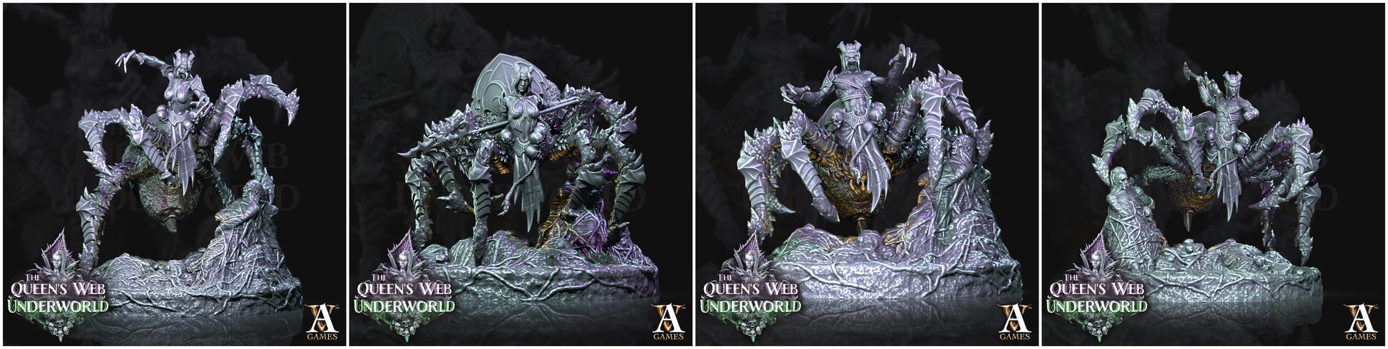 3D Printed Archvillain Games Arachnis The Queen's Web Underworld 28 32mm D&D - 3D Printing Boss 