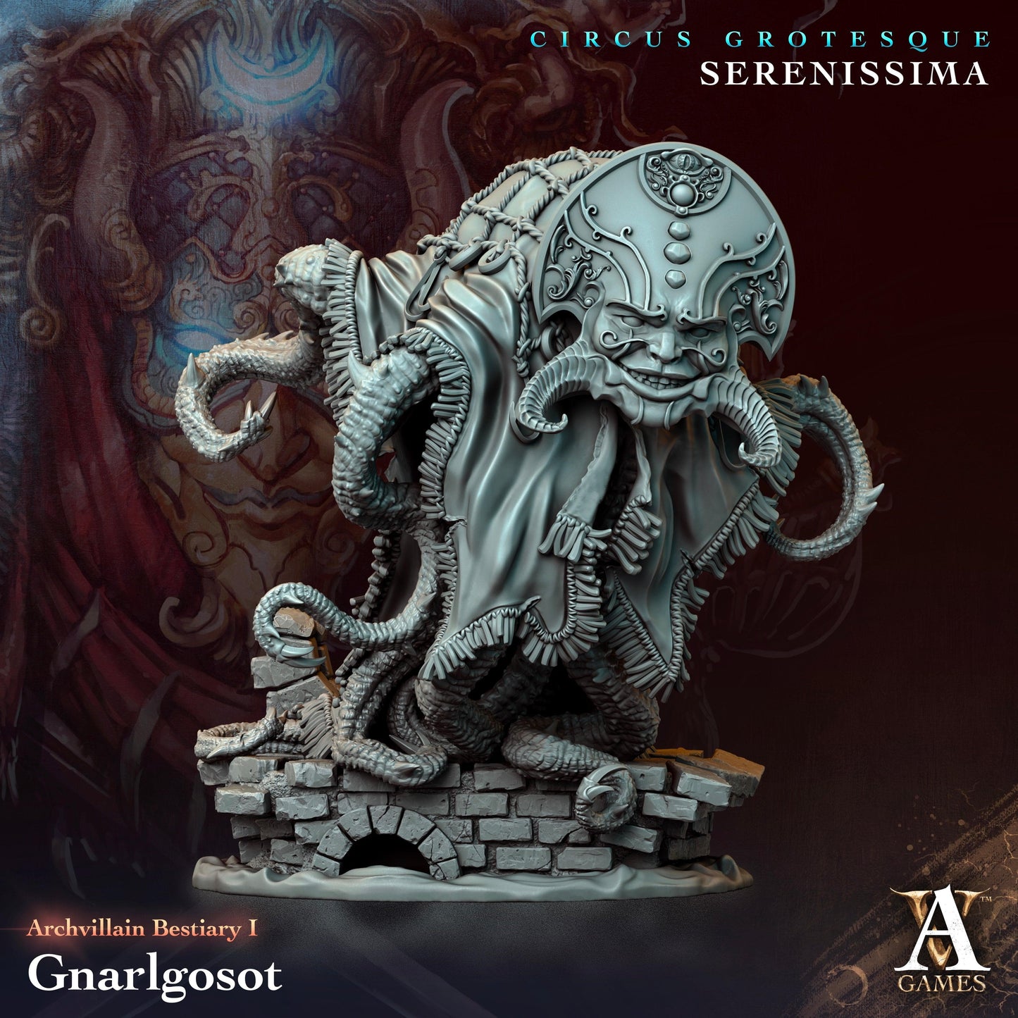 3D Printed Archvillain Games Archvillain Bestiary Vol. I Gnarlgosot 28 32mm D&D - 3D Printing Boss 