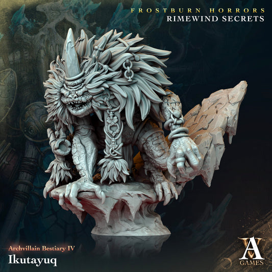 3D Printed Archvillain Games Archvillain Bestiary Vol. IV - Ikutayuq 28mm 32mm D&D - 3D Printing Boss 