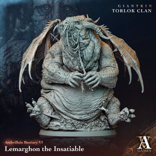3D Printed Archvillain Games Archvillain Bestiary Vol. VI Lemarghon the Insatiable 28 32mm D&D - 3D Printing Boss 