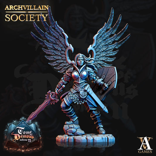3D Printed Archvillain Games Archvillain Society Vol. VI - Ariel the Holy 28mm 32mm D&D - 3D Printing Boss 