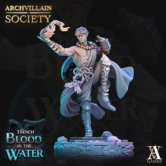 3D Printed Archvillain Games Archvillain Society Vol. VIIΙ - Rael the Monk 28mm 32mm D&D - 3D Printing Boss 