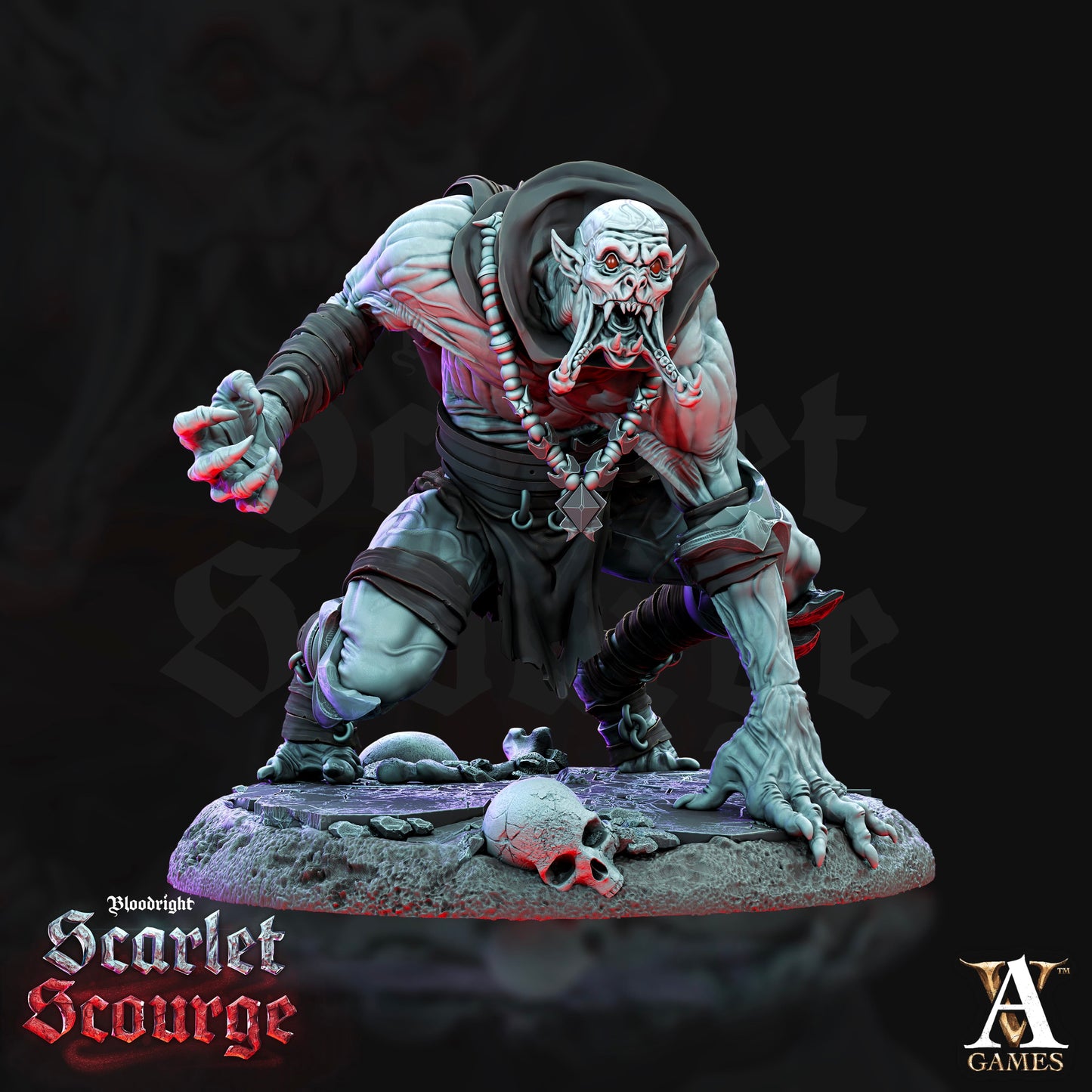3D Printed Archvillain Games Archvillain Society Vol XVI - Awakened Ghouls 28mm 32mm D&D - 3D Printing Boss 
