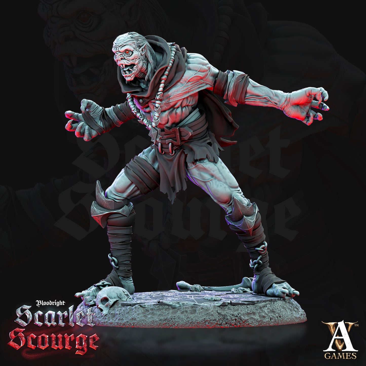 3D Printed Archvillain Games Archvillain Society Vol XVI - Awakened Ghouls 28mm 32mm D&D - 3D Printing Boss 