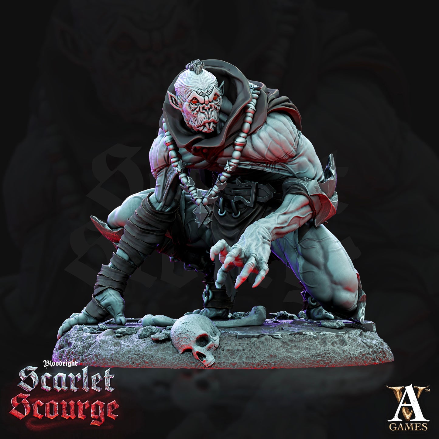 3D Printed Archvillain Games Archvillain Society Vol XVI - Awakened Ghouls 28mm 32mm D&D - 3D Printing Boss 